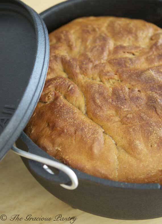 Clean Eating Dutch Oven Bread