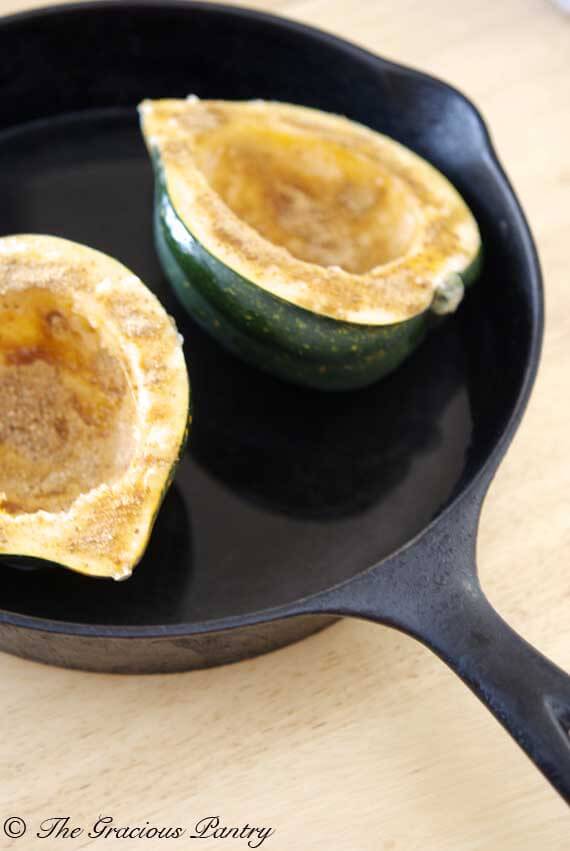 Clean Eating Baked Acorn Squash