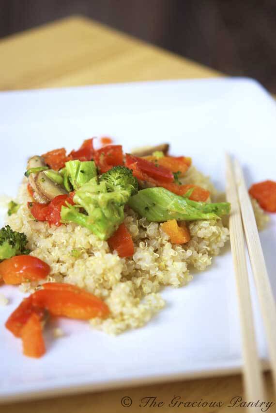 Vegetable Quinoa Stir Fry | The Gracious Pantry