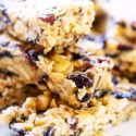 Clean Eating Nutty Coconut Granola Bars