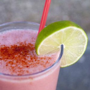Clean Eating Spicy Sweet California Strawberry Smoothie