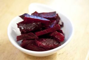 Clean Eating Citrus Marinated Beets