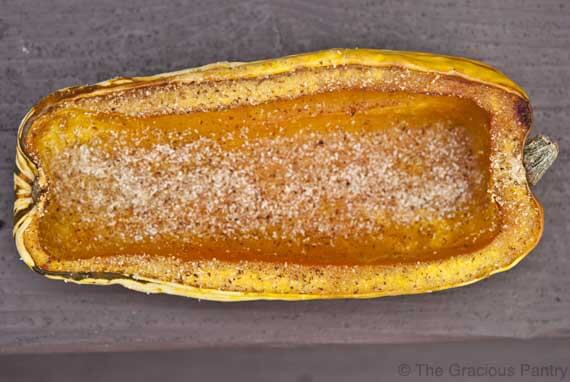 Clean Eating Baked Delicata Squash