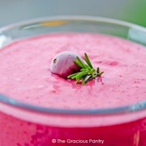 Clean Eating Cranberry Banana Smoothie Recipe