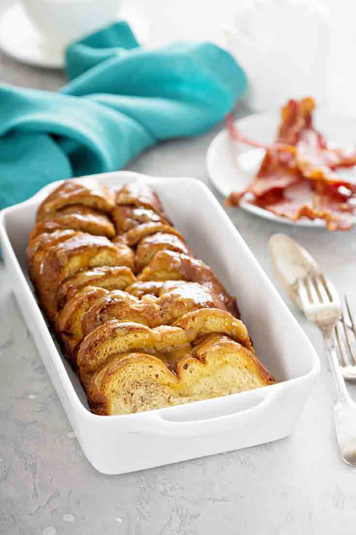 Eggnog French Toast Casserole