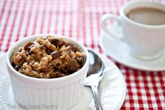 Clean Eating Slow Cooker Overnight Oatmeal Recipe