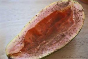 Clean Eating Roasted Maple Papaya