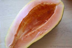 Clean Eating Roasted Maple Papaya