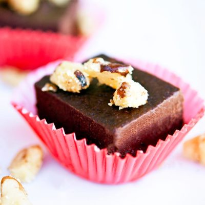 Clean Eating Banana Walnut Fudge Recipe