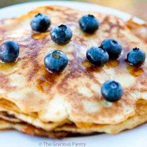 Clean Eating Gluten Free Coconut Pancakes Recipe