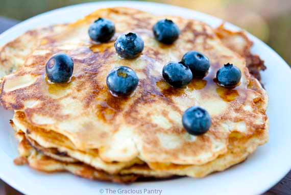 Clean Eating Gluten Free Coconut Pancakes Recipe