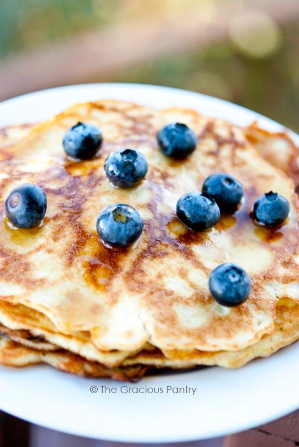 Clean Eating Gluten Free Coconut Pancakes Recipe