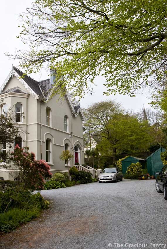 The old Victorian house where we stayed in Cobh, Ireland.