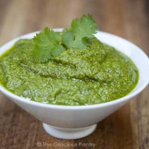 Clean Eating Cilantro Pesto