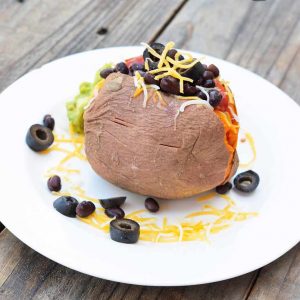 Clean Eating Stuffed Mexican Sweet Potato Recipe