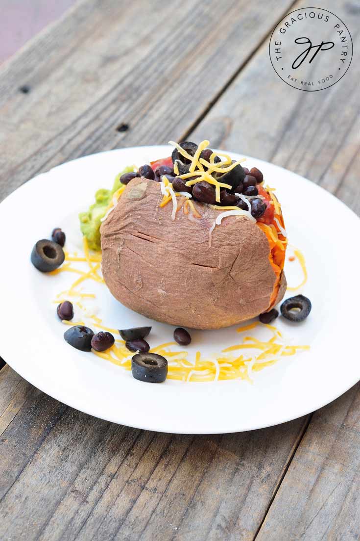 Clean Eating Stuffed Mexican Sweet Potato Recipe