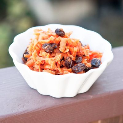 Clean Eating Sweet Carrot Raisin Salad Recipe