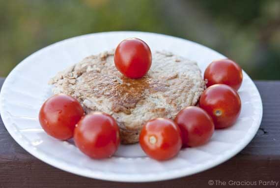 SIMPLE MEALS: Clean Eating Turkey Patty and Cherry Tomatoes