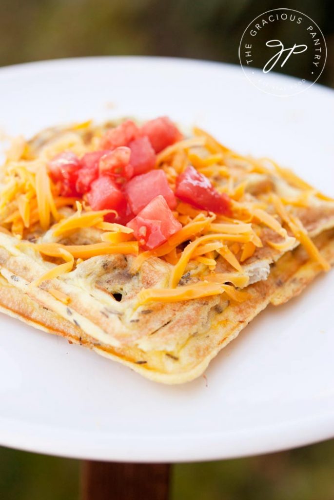Waffle Iron Omelets Recipe | The Gracious Pantry | Healthy Breakfasts