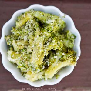 Clean Eating Buttery Garlic Broccoli With Parmesan Recipe