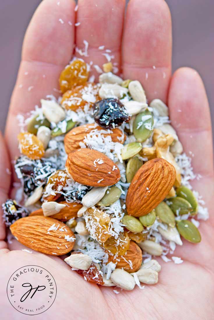 Clean Eating Grain Free Trail Mix Recipe