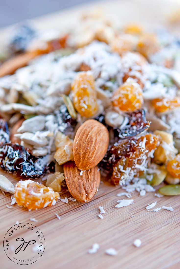 Clean Eating Grain Free Trail Mix Recipe