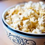 Clean Eating Garlic Parmesan Popcorn Recipe