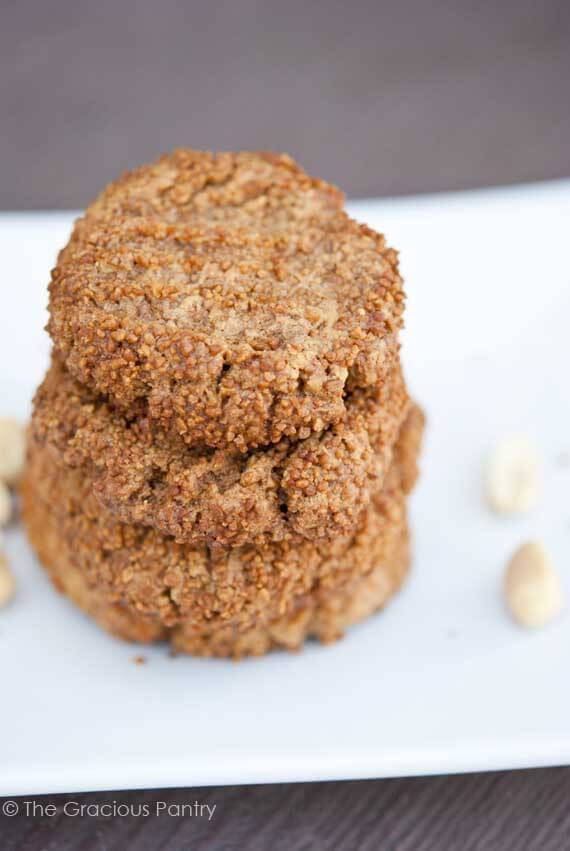 Clean Eating 3 Ingredients Peanut Butter Cookies