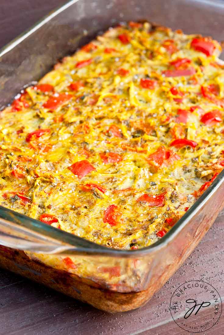 Clean Eating Spring Time Breakfast Casserole Recipe