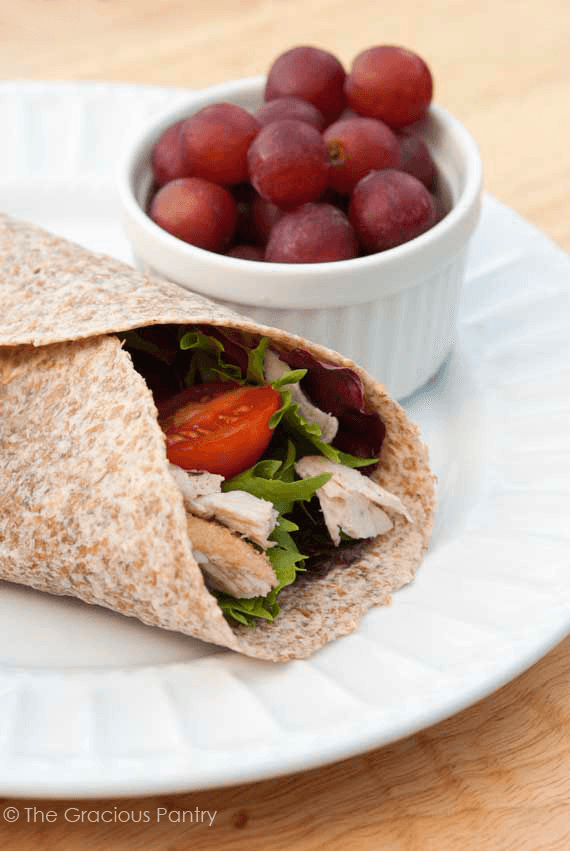 Clean Eating Turkey Wraps