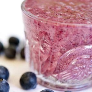 Clean Eating Blueberry Smoothie