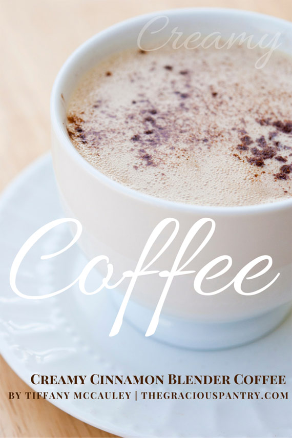 Clean Eating Blender Coffee Recipe | TheGraciousPantry.com