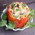 Mexican style healthy stuffed peppers