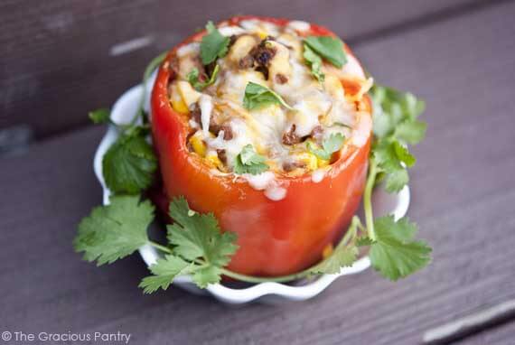 Mexican Healthy Stuffed Peppers