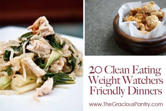 20 Clean Eating Weight Watcher’s-Friendly Dinners By Point Value