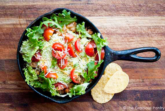 Clean Eating Skillet Taco Salad Recipe
