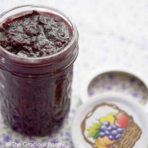 Clean Eating Blueberry Apple Butter