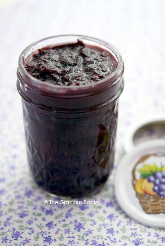 Clean Eating Blueberry Apple Butter