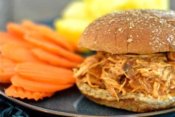 Clean Eating Hawaiian Barbecue Chicken Sandwiches