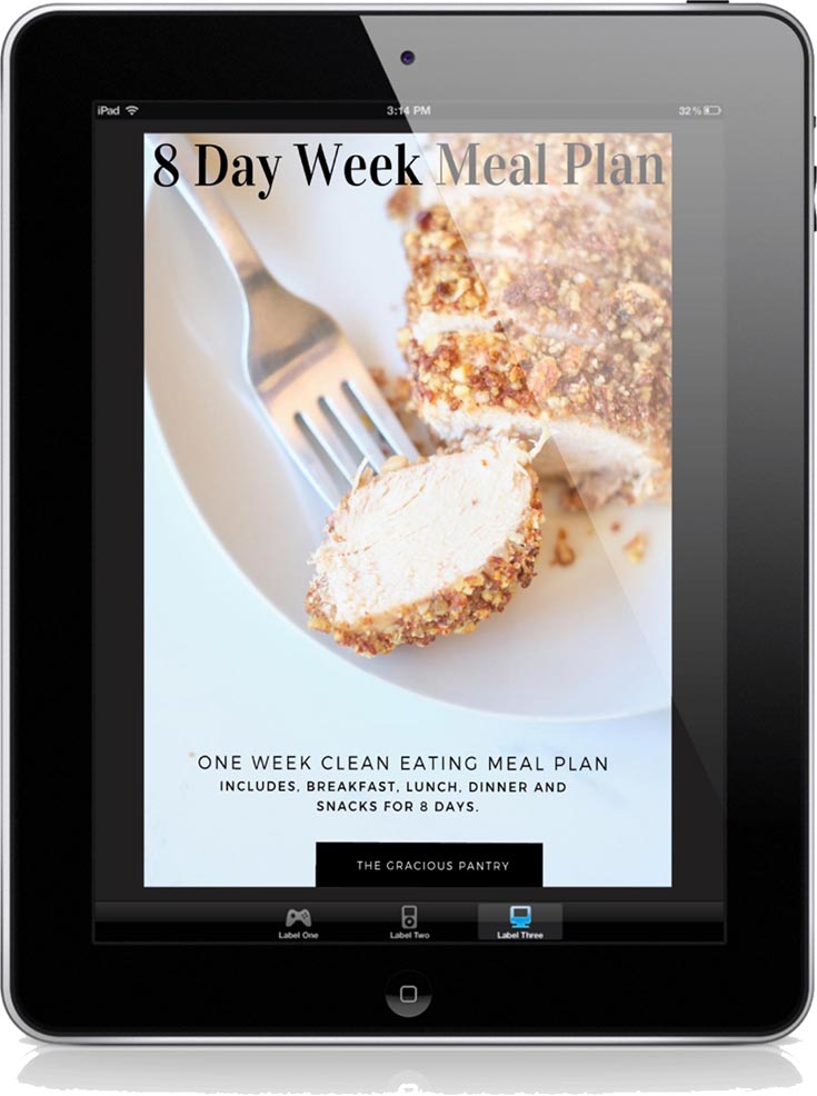 8 Day Week Meal Plan