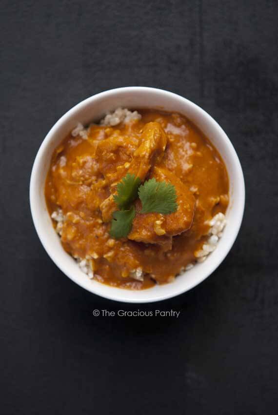 Clean Eating Slow Cooker Pumpkin Chicken Curry