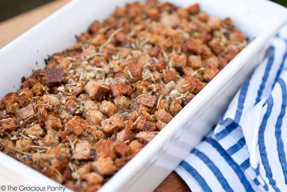 Clean Eating Crouton Stuffing Recipe