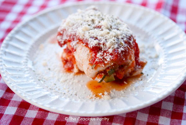 Clean Eating Italian Stuffed Chicken Breasts Recipe