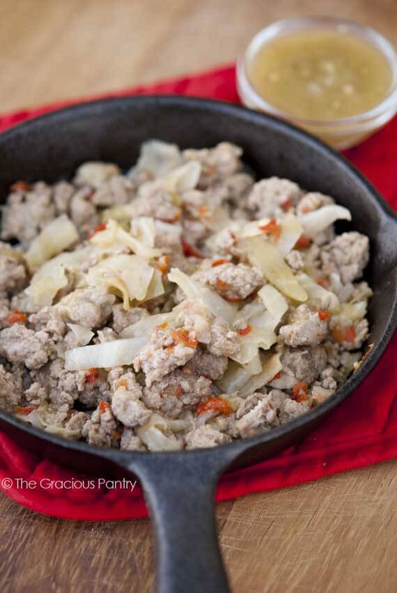 Clean Eating Skillet Cabbage Casserole