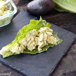 Clean Eating Low Carb Egg & Avocado Wrap