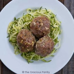 Clean Eating Low Carb Easy Bake Meatballs