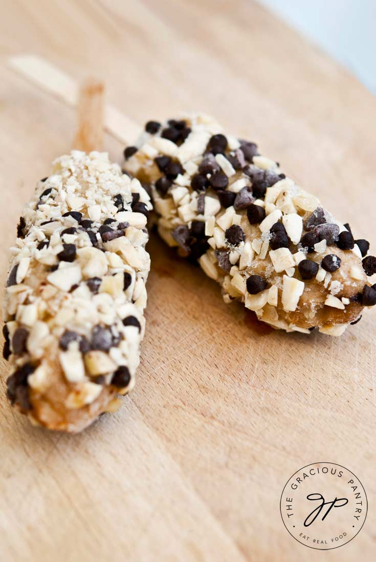 Clean Eating Banana Pops Recipe