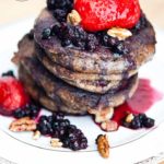 Clean Eating Pecan Hotcakes With Mixed Berries Recipe