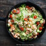 Clean Eating Shrimp Zoodles Recipe