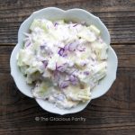 Clean Eating Cucumber & Raw Onion Salad